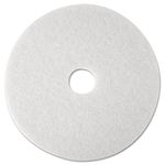 3M Floor Polisher Pad - White Super 4100 - 12 inch - 5 Pads per case - Commerical Polishing