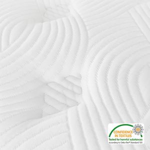 TeQsli Double Memory Foam Hybrid Mattress 4FT6 – 9-Zone Orthopedic, Medium Firm, 135x190x27cm