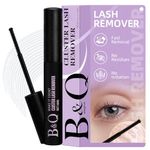 B&Q Lash Remover 10ml Fast Dissolution Lash Glue Remover Low Irritation Eyelash Remover for Extensions Lash Bond and Seal Remover Eyelash Remover Individual Lashes(Remover 10ML)