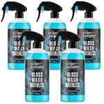 Waterless Wash Kit, Car Spray Carnauba Wax, Great For Showroom Care and Cleaning Paintwork - Pure Definition (5 x 1000ml)