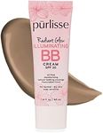 pūrlisse Radiant Glow Illuminating BB Cream Spf30 Hydrating and Moisturizing Natural Organic Cruelty-free Sulphate & Paraben Free For All Skin Even Sensitive Skin 1.4 Fl Oz (Tan)