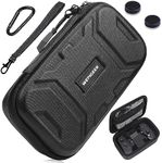 WEPIGEEK Case for Backbone One/PlayStation Edition Mobile Controller,Portable Travel All Protective,Hard Messenger Carrying Bag, Strong Strap,Soft Lining,with Pockets for Accessories Black