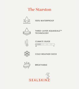 SEALSKINZ Waterproof Merino Wool Socks – Breathable, Unisex