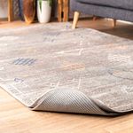 nuLOOM Gavin Luxury Vinyl Plank Safe Rug Pad, 6x9, Grey