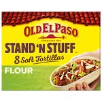 Old El Paso Stand 'N' Stuff Soft Flour Tortillas (8 Tortillas), 193g