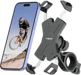 Tiakia Bike Phone Mount Anti Shake Motorcycle Phone Mount 360° Rotation Phone Holder for Bicycle Handlebar Universal Bike Cell Phone Holder for iPhone for iPhone, Samsung Galaxy 3.5 to 6.5''