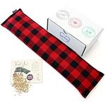 HARTI ~ Microwaveable Heating Pad ~ Cold Pack ~ Hand-made in Canada 🇨🇦 ~ Organic, Natural, Holistic Therapy for Sciatica, Arthritis, Menstrual Cramps, Post Operation Recovery, Tooth, Neck and Back pain. Excellent for pets! Buffalo Plaid Pattern