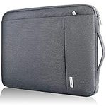 LANDICI Laptop Sleeve Case 11 11.6 12 Inch, 360°Protective Tablet Cover Bag for IPad Pro 12.9 2021, Microsoft Surface Pro 7 8 9/Go 2 3, MacBook Air 11, Mac 12, Samsung Chromebook 4, Grey