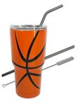 Basketball Tumbler Cup 30oz Gift for Mom Men Women Coach (Basketball)
