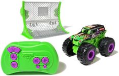 Monster Jam, Official Grave Digger Remote Control Monster Truck with Ramp, Small 1:64 Scale RC Cars Kids Toys for Boys and Girls Ages 3 4 5 6 and up