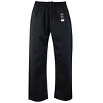 Malino Separate Karate Trousers Adult 7oz Poly Cotton Black Size 3/160