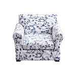 KRFOONN 2 Piece Chair Covers Printed Sofa Covers Couch Covers Washable Armchair Sofa Couch Slipcover Furniture Protector with Elastic Bottom for Living Room (Armchair, 15)