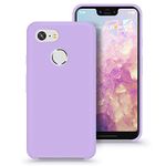 xperg Google Pixel 3 XL Case, Google Pixel 3 XL Slim Case, Silicone Gel Rubber Case Soft Microfiber Cloth Lining Cushion Compatible for Google Pixel 3 XL (Clove Purple)