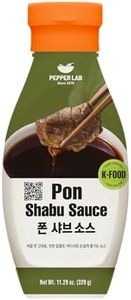 Pepper Lab Ponzu Soy Citrus Sauce – Japanese Style Dipping Sauce for Hot Pot, Seafood, Dumplings & Salad (11.29 oz / 320 g)