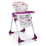 LuvLap Royal High Chair for Baby, En 71 Certified, 3 Position Recline, Baby Feeding Chair with 7 Level Height Adjustment, Adjustable Footrest, 6 Months+ (Purple)