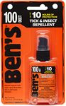 Ben's 100% DEET Mosquito, Tick and Insect Repellent, 1.25 Ounce Pump, 3 Count