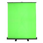 Homegear Streaming/Video Background Green Screen – Pull-Up Backdrop in Case