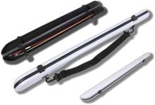 Yinfente Violin Viola Bow Case Bow Bag Carbon Fiber Bow Cases Strong Light Hold 2pcs Bow (white)