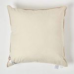 HOMESCAPES Organic Cotton Cushion Pad 65 x 65 cm (26” x 26”) Inner Insert with Super Microfibre Hypoallergenic Synthetic Filling Machine Washable