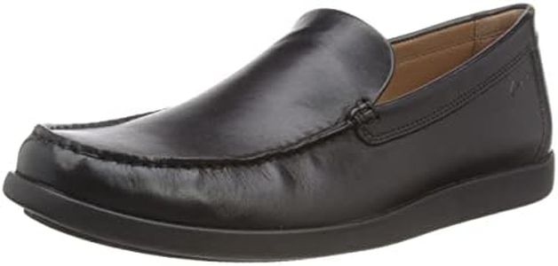 Clarks Men's Ferius Creek Mule, Black Leather, 10.5 US