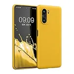 kwmobile Case Compatible with Xiaomi Mi 11i / Poco F3 Case - Soft Slim Protective TPU Silicone Cover - Honey Yellow