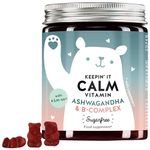 Highly dosed Ashwagandha Gummy Bears - Ashwagandha 150Mg Ashwagandha- Vitamin B Complex for a Normal Function of The Nervous System - Monthly Supply - Bears With Benefits Keepin' It Calm