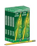 Ticonderoga Wood-Cased Pencils, Unsharpened, 2 HB Soft, Yellow, 96 Count