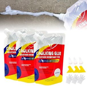 Concrete Slab Repair, Slab Concrete Crack Waterproof Repair Sealant, Concrete Crack Filler, for Filling in Concrete Cracks on Driveways, Walkways and Patios (3PCS)