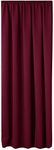 JEMIDI Curtain for Window - Blackout Curtains with Ruffle Tape for Curtain Rail Track Bedroom Living Room Windows