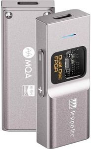 TempoTec Sonata BHD Pro Type C USB dongle DAC, USB C DAC,Headphone Amplifier 4.4mm& 3.5mm,PCM384kHz,DSD256,MQA8X,Tidal for iPhone&Android&MacOS&Win (Sonata BHD Pro-Grey)