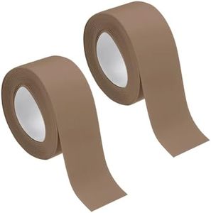 uxcell 2 Rolls Brown Caulk Sealant Strip Waterproof Self Adhesive 1.5" x 10.5Ft Toilet Caulk Tape, Bathtub Caulk Sealing Strip for Kitchen Countertop, Sink, and Floor Edge Protector