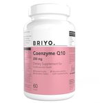 Briyosis Coenzyme Q10(Coq10) 200 Mg-60 Softgels-Formulated To Provide Superior Absorption Antioxidant Heart Health Boost Energy Supplement High Strength Healthy For Men/Women