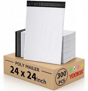 YOOKIA Large Poly Mailers 24x24 Inch 200PCS, 5 Layer Waterproof Self-Seal Shipping Bags for Clothes,Mailing,Books,Package, Strong Adhesive Mailers Bags Shipping Envelopes for Business