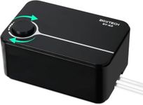 UPETTOOLS Aquarium Air Pump, Fish Tank Air Pump Ultra Quiet Powerful Bubbler Aerator, 5W 4L/min, Adjustable Dual Outlet, for 10-180 Gallon Fish Tank