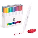 XINART Pens for Cricut Joy Machines, Dual Tip Marker Pens Set of 33 Colors Writing Drawing Pens Compatible with Cricut Joy Cutting Machine(0.4 Tip&1.0 Tip, 36 pack in)