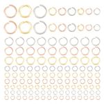 UNICRAFTALE 450pcs 18/20/22 Gauge Open Jump Ring 3 Colors Stainless Steel O Ring Connectors Metal Link Jump Ring for Bracelet Necklaces Earrings Jewelry Making