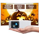 Projector - YOTON Mini Portable Phone Projector 1080P Full HD Supported, Outdoor Pico Home Movie Theater Projector, Y3 Projecteur Compatible with Fire Stick, HDMI, USB, PS5, Xbox, iOS, Android, Laptop