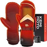 KEMIMOTO Heated Ski Gloves Mens, Re
