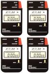 Sper Scientific Large Display Digital Stopwatch with Clock Functions & Alarm 810022 - Easy-to-Read LCD Timer, Durable & Portable Stopwatch for Labs, Classrooms, Sports Events & More - 4 pc
