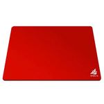 NPET SPEEDM Gaming Mousepad - Resin Surface Hard Gaming Mouse pad,Balanced Control & Speed, No Smell Waterproof Mouse Mat for Esports Gamers [Hard/Fast] RED L Size