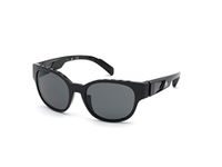 Adidas Unisex Adults’ SP0009 Sunglasses, Shiny Black/Smoke Polarized, 55