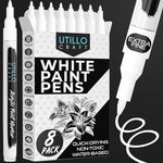 Utillo Craft White Paint Pen (8-Pac