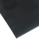 NoTrax 413 Blade Runner Safety/Anti-Fatigue Mat with Dyna-Shield PVC Sponge, 3' Width x 4' Length x 1/2" Thickness, Black