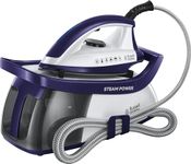 Russell Hobbs Steam Iron [2600W,100g/min continuous steam] SteamPower (4.5 bar pressure, 60sec heat up time, 1.9m cord, 3 steam settings, 1.3 L tank, Ceramic soleplate, Anti-limescale) 24440