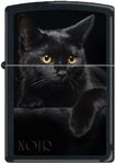 Zippo "Black Cat" Black Matte Light