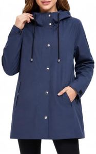 Orolay Rain Jacket Women Waterproof Lightweight Travel Rain Coat with Hood