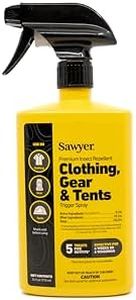 Sawyer Products SP657 Premium Permethrin Insect Repellent for Clothing, Gear & Tents, Trigger Spray, 24-Ounce