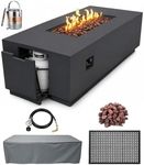 AMS Fireplace Genuine Concrete Rect