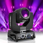 7R 230W Moving Head Beam Light with17 Gobos RGBW Beam Lights Led Moving Head Light Dj Lights with16CH DMX512 for Church Wedding Disco Dance Hall Party Bar Performance Christmas