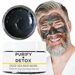 Dead Sea Mud Mask for Face with Bentonite Clay and Activated Charcoal - for Men and Women - Pore Minimizer, Clear Blackheads- for Acne-Prone, Oily Skin Exfoliating Facial Mask - Formulated in San Francisco